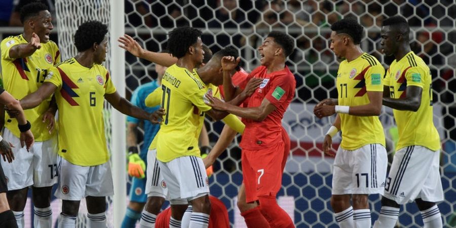Kolombia Vs Inggris - Tingginya Tempo dan Tensi Permainan Warnai Babak Pertama