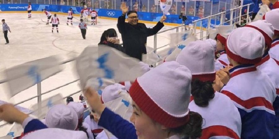 Kocak, Kehebohan Terjadi di Olimpiade Musim Dingin 2018 saat Kim Jong-Un Palsu Muncul