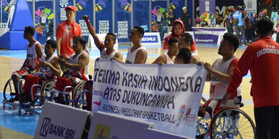Asian Para Games 2018 - Ucapan Terima Kasih Tim Basket Kursi Roda Indonesia kepada Suporter