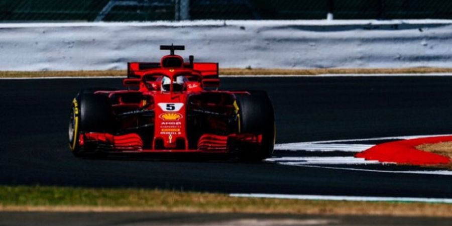 F1 GP Inggris 2018 - Sebastian Vettel Merasa Sesi Hari Pertama Berlangsung Rumit