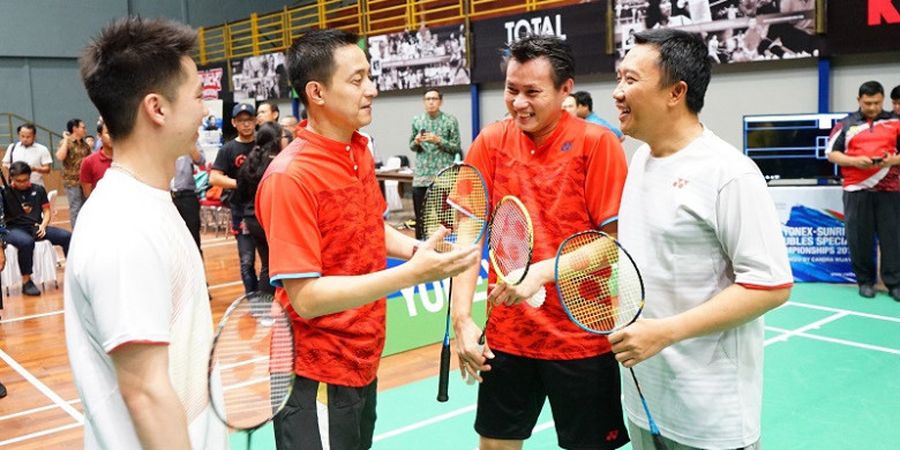 Ketika Menpora Bertandem dengan Kevin Sanjaya Sukamuljo