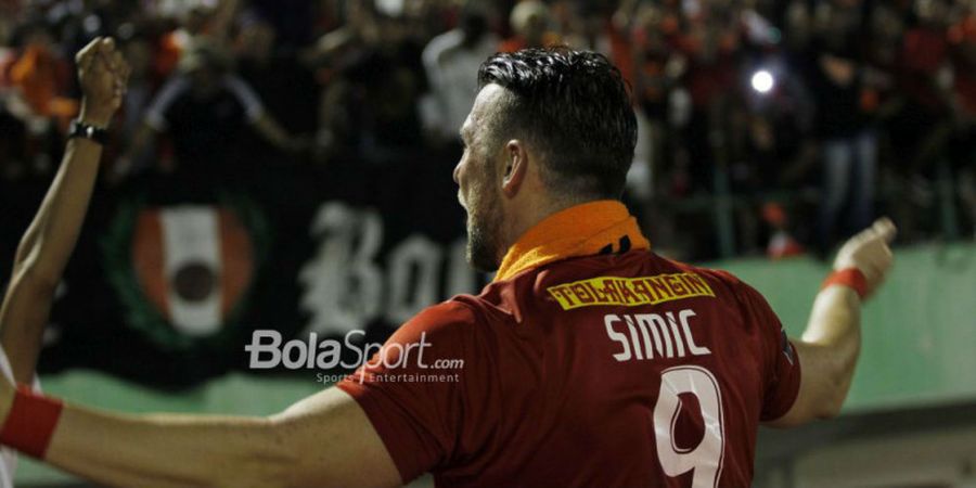 Marko Simic Bawa Persija Jakarta Unggul atas Bali United di Babak Pertama