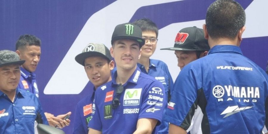 Kesan Vinales Seusai Jajal Motor Baru Yamaha di Sentul