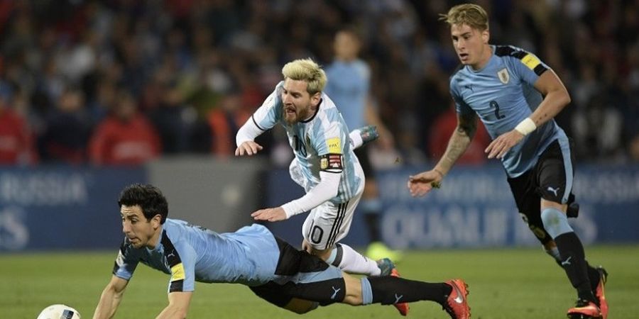 Messi Jadi Pahlawan Kemenangan Argentina atas Uruguay