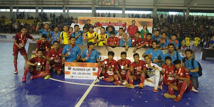 FFI Futsal Championship 2017 - Dikalahkan Jabar di Final, Sulsel Merasa Kurang Beruntung