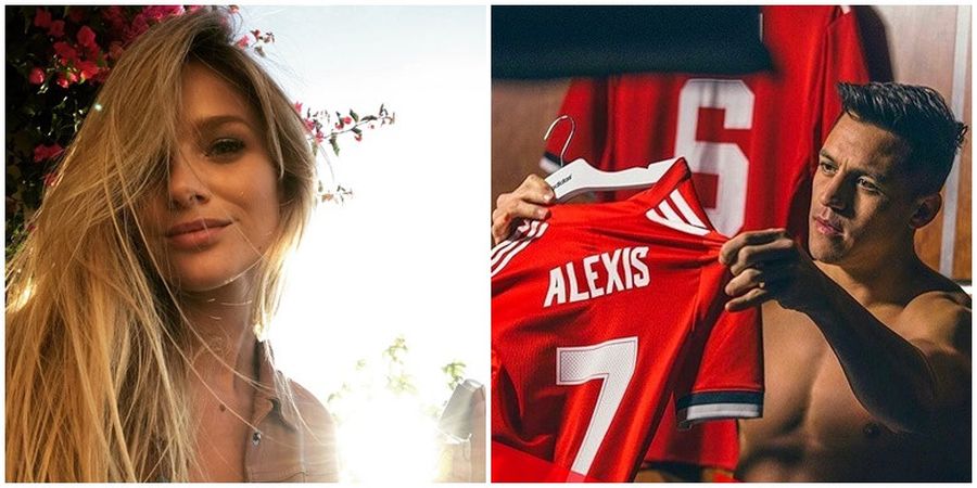 Jelang Sevilla Vs Manchester United, Alexis Sanchez Pamer Kemesraan Bersama Kekasih
