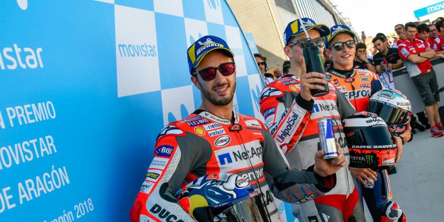 Dovizioso Akui Tak Bisa Kalahkan Marquez pada MotoGP Aragon 2018