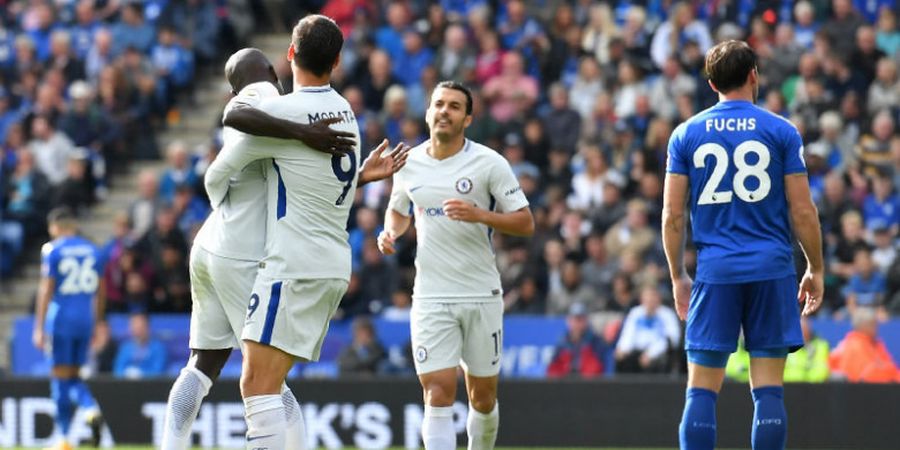 Hasil Liga Inggris - Chelsea Perkasa di Markas Leicester, Kepala Morata Kembali Makan Korban