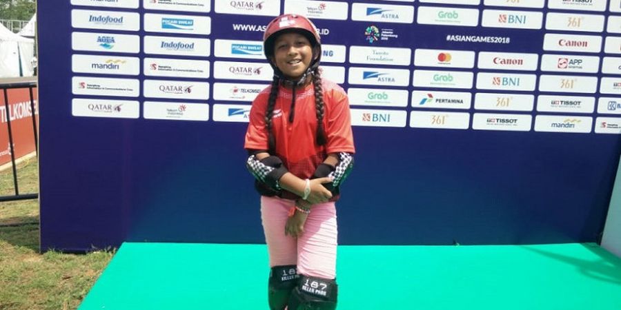 Skateboard Asian Games 2018 - Mengenal Sosok Anggota Kontingen Indonesia Termuda, Aliqqa Novvery