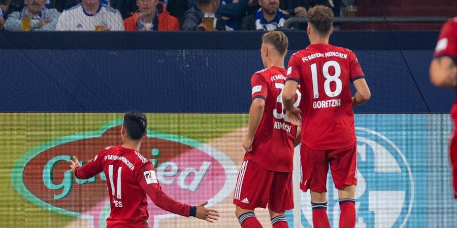 Hasil Liga Jerman - Starter Pertama, James Rodriguez Bikin Bayern Muenchen Tetap Sempurna