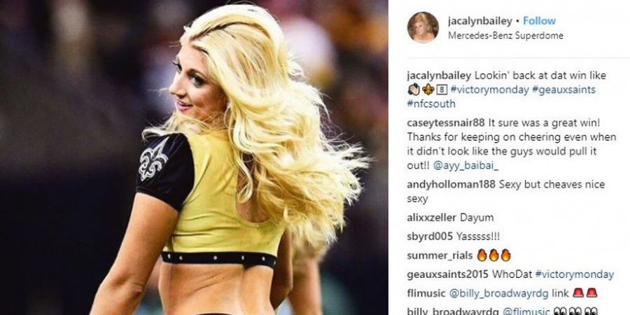 Posting Foto Tak Senonoh di Instagram, Pemandu Sorak Sepak Bola Cantik Ini Dipecat dari Pekerjaan