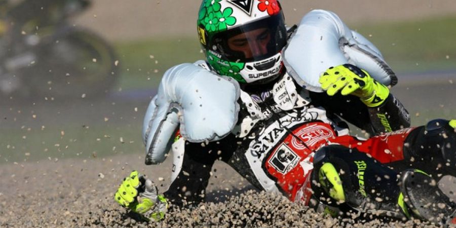 Dorna Wajibkan Pebalap MotoGP Pakai 'Airbag'  Musim Depan