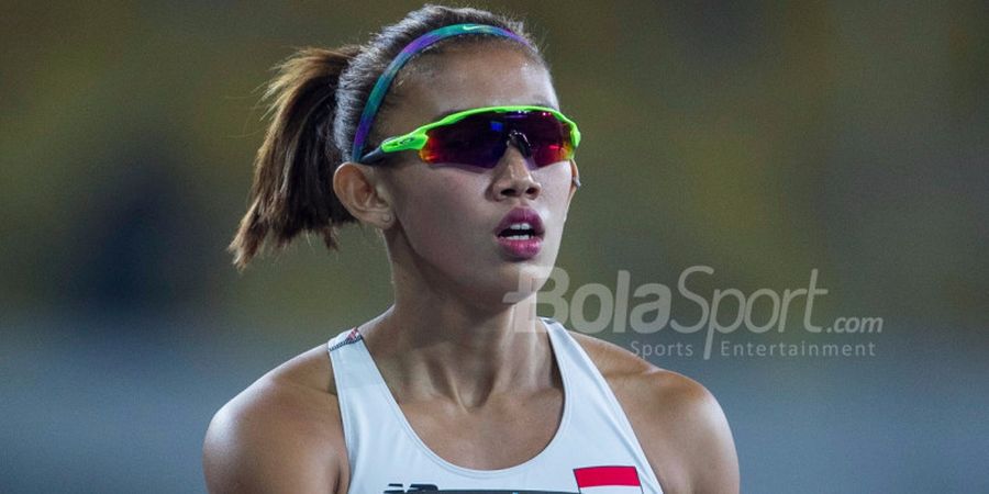 Atletik Asian Games 2018 - Emilia Nova Hanya Kalah 0,13 Detik dari Pelari Korea Selatan untuk Sabet Emas 