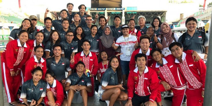 Indonesia Jadi Juara Umum pada Cabang Renang ASEAN School Games 2018