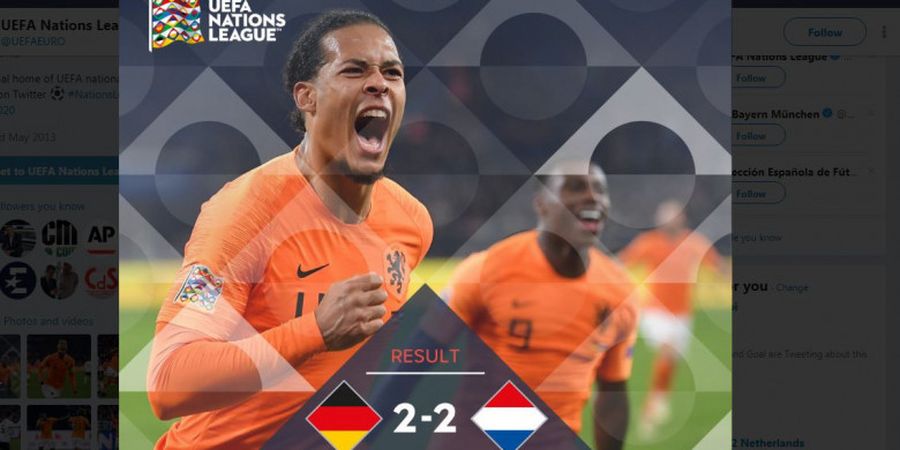 Hasil Lengkap UEFA Nations League - Belanda Lolos ke Babak Final