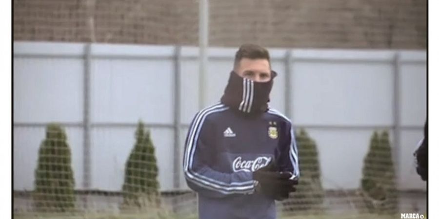 Ngeri, Begini Suasana Latihan Lionel Messi di Tengah Cuaca Ekstrem