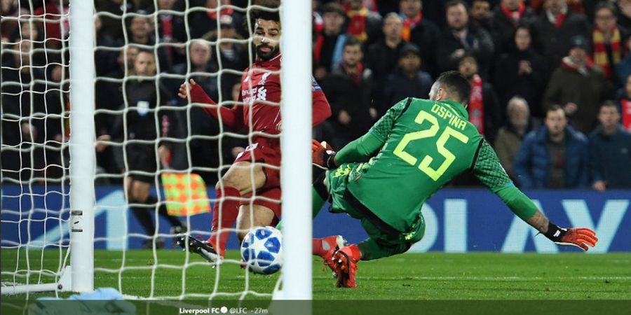 Hasil Liverpool Vs Napoli - Gol Mohamed Salah Loloskan The Reds ke Babak 16 Besar Liga Champions