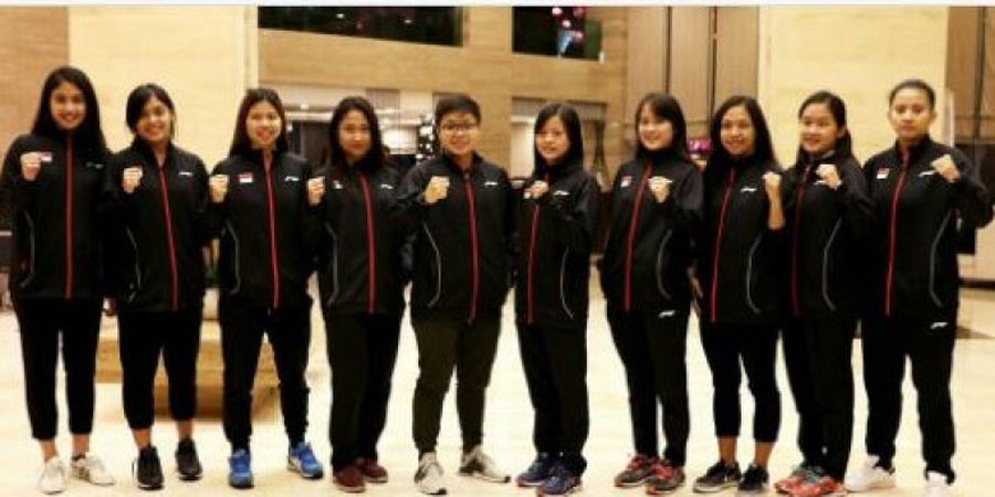 Kejuaraan Asia Beregu 2018 - Hasil Lengkap Pertandingan Tim Putri Indonesia Vs Singapura
