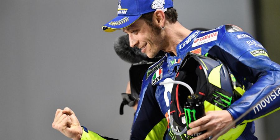 MotoGP Qatar 2018 - Valentino Rossi Sedikit Kecewa meski Raih Posisi Podium