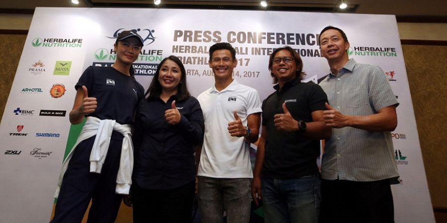 2.000 Orang Diharapkan Ikut Ajang Herbalife Bali International Triathlon 2017 