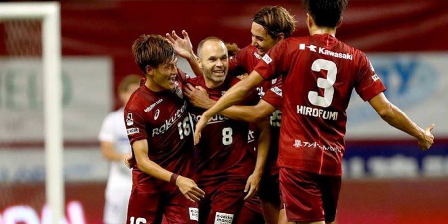 Laga Tengah Pekan Liga Jepang 2018, Kerja Sama Iniesta dan Podolski Kembali Hasilkan Gol yang Indah