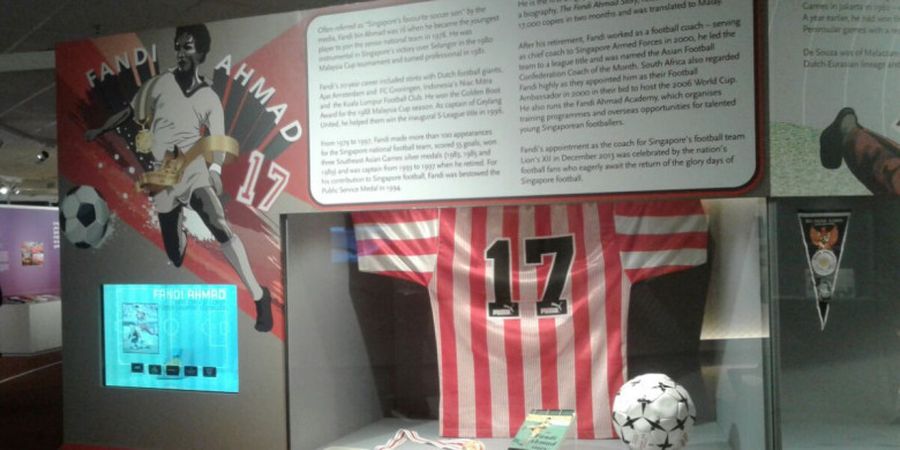Fandi Ahmad di Museum Olahraga Singapura: Mengabadikan Jasa Sang Legenda