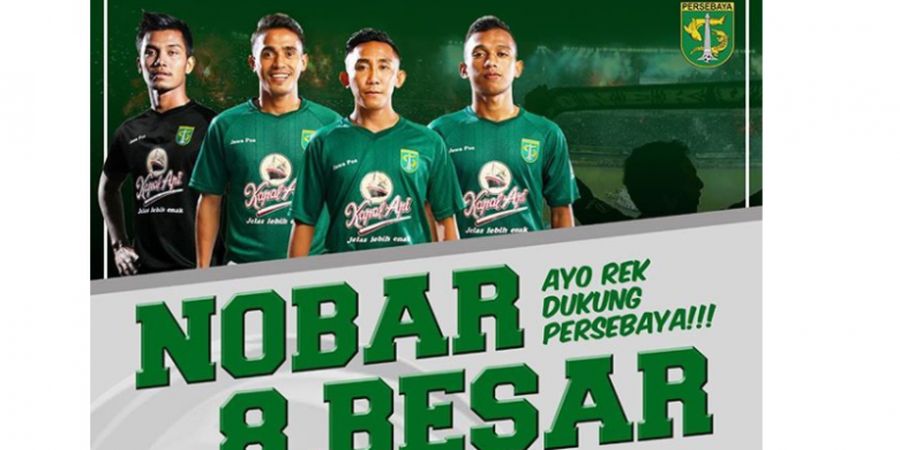 Manajemen Persebaya Sediakan Dua Lokasi Nobar untuk Bonek di Surabaya