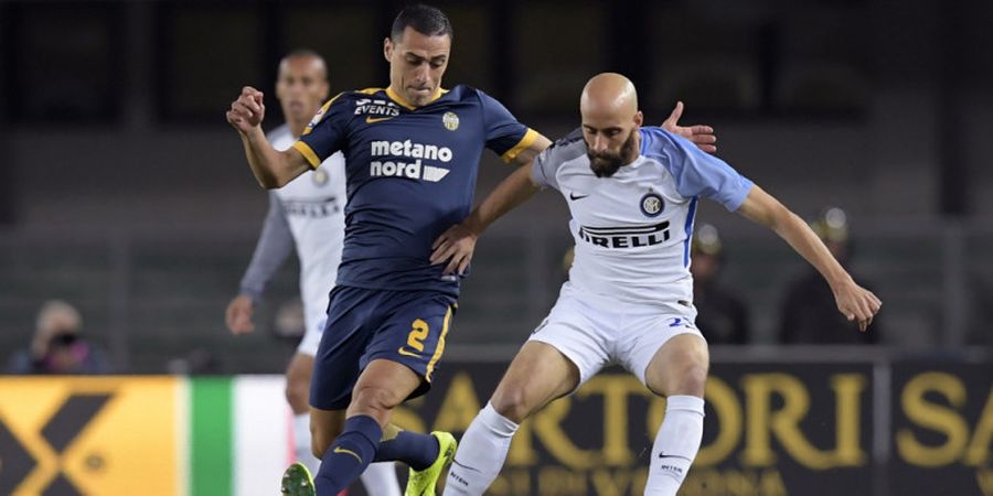 Hasil Babak I Verona Vs Inter Milan - Tim Tamu Unggul Berkat Gol Perdana Gelandang Anyar