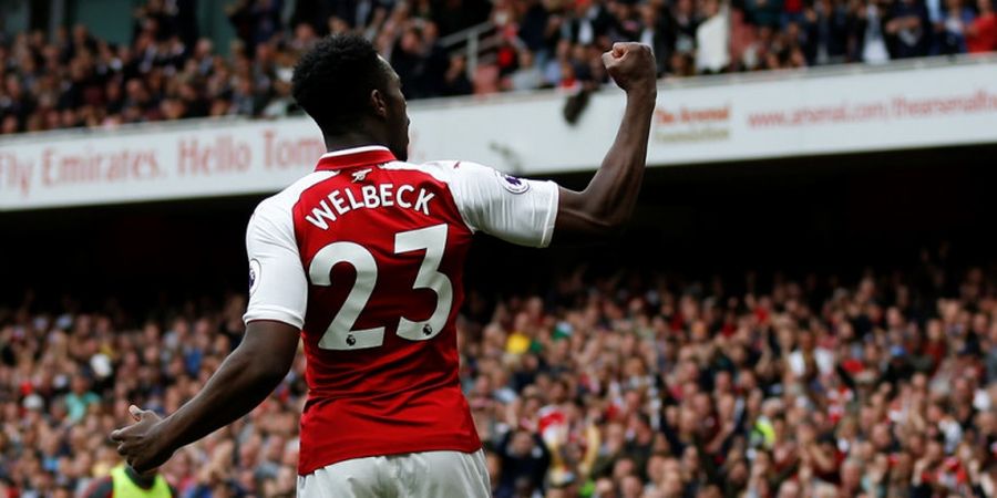 Hasil Liga Inggris - Danny Welbeck Gemilang, Arsenal Menang Besar di Kandang
