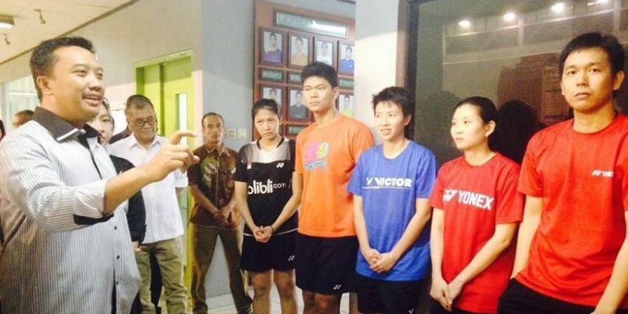 Menpora Tinjau Persiapan Olimpiade Tim Bulu Tangkis Indonesia