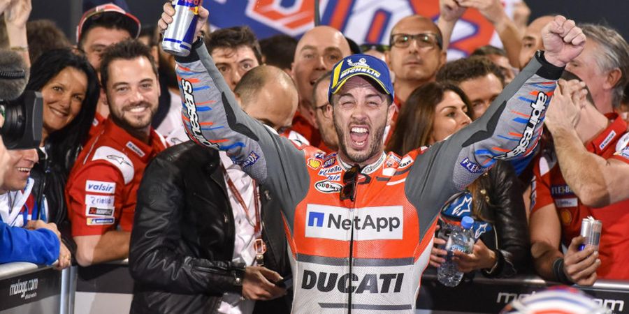 Rekap MotoGP Qatar 2018 - Ketenangan Bawa Andrea Dovizioso Lewati Jalan Terjal Menuju Puncak Podium GP Qatar
