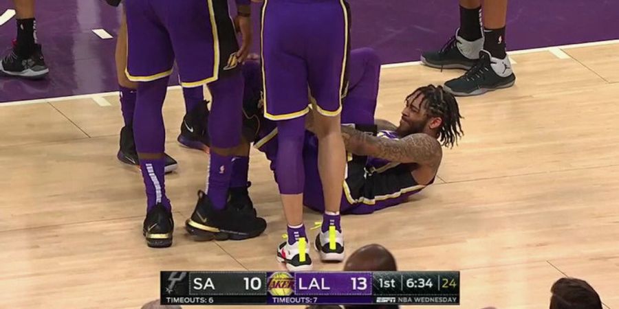 Brandon Ingram Alami Cedera Engkel saat Lakers Jamu Spurs