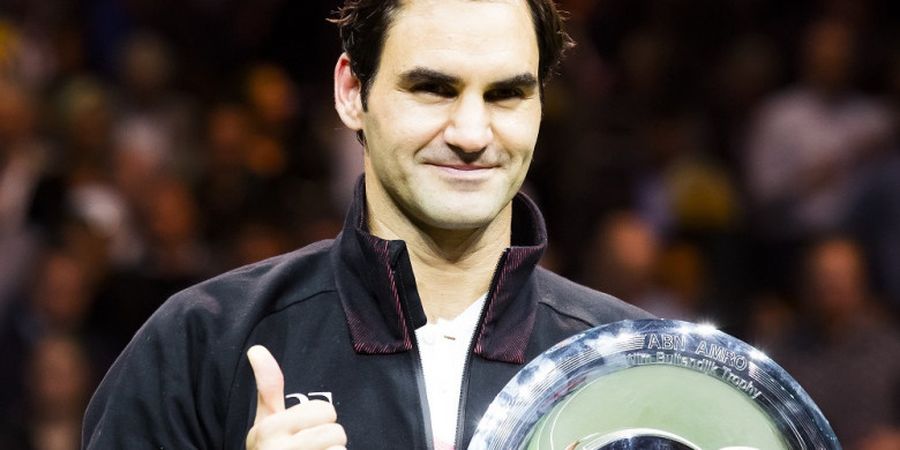 Roger Federer Raih Gelar Juara Rotterdam Open 2018