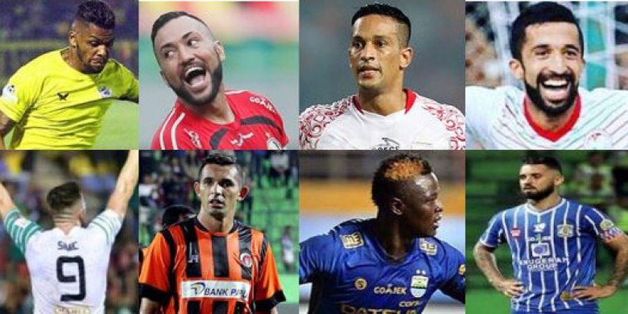 8 Calon Penyerang Asing di Liga 1 Musim 2018, Dua di Antaranya Pemain Bintang yang Berstatus Debutan