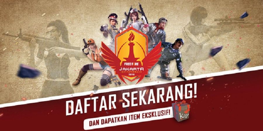 Buktikan Kemampuan Survival Free Fire di Jakarta Invitationals 2018