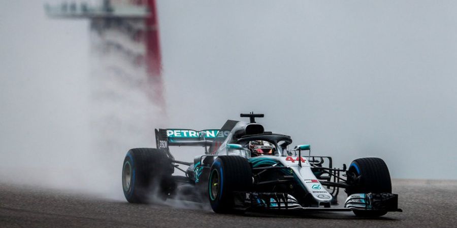 Hasil FP1 F1 GP AS 2018 - Meski Diguyur Hujan, Lewis Hamilton Tetap Mampu Jadi yang Tercepat