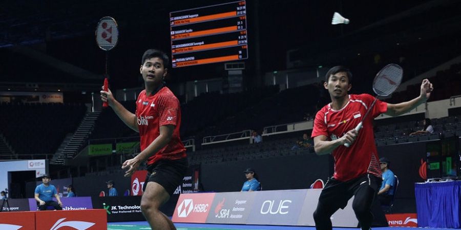 Kunci Kemenangan Angga/Rian pada Babak Pertama Singapore Open 2018