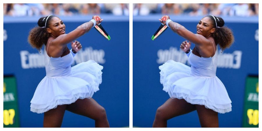 Menangkan Laga Semifinal US Open 2018, Serena Williams Memukau Pakai Rok Tutu Ballerina