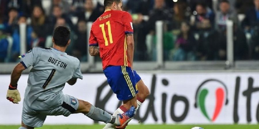 Buffon Blunder, Spanyol Gagal Balas Dendam ke Italia 