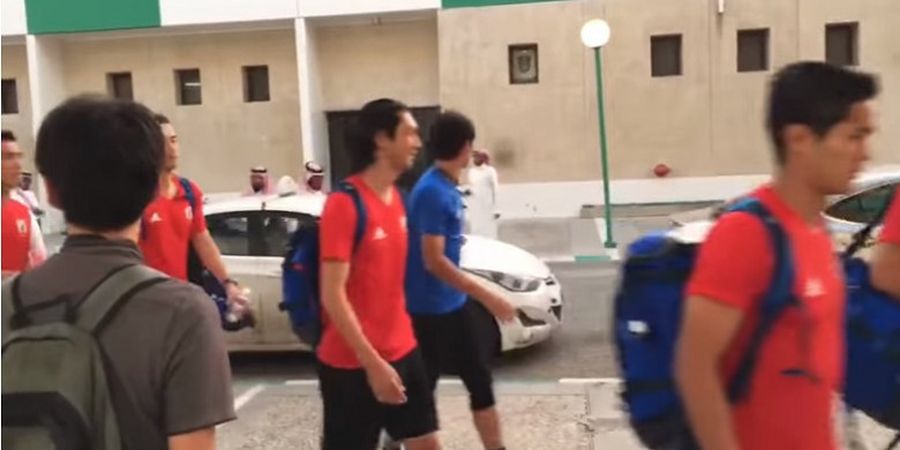 Kualifikasi Piala Dunia 2018 - Jepang Tak Dijemput Bus, Arab Saudi Salahkan Macet Lalu Lintas Haji, Ini Videonya 