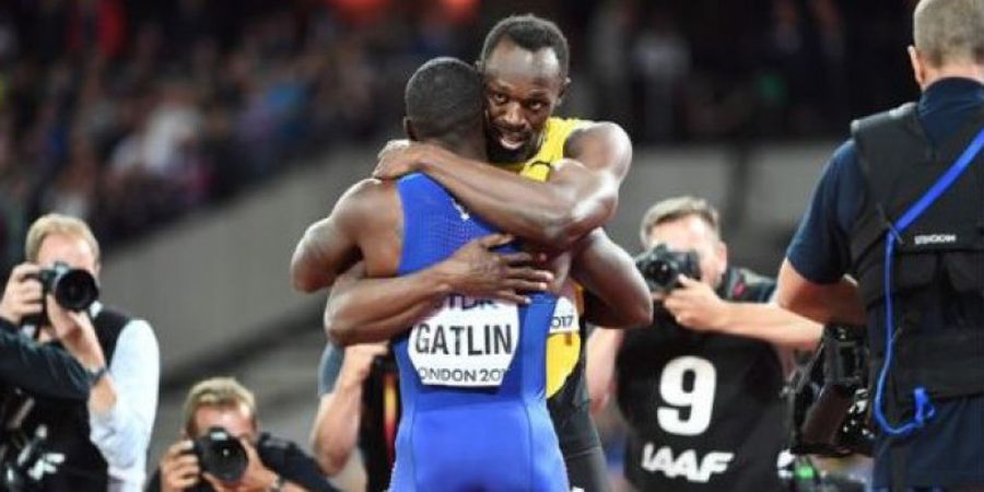 GALERI FOTO - Potret Menarik Kejuaraan Dunia Atletik 2017, dari Pria Bugil Masuk Lapangan Hingga Perpisahan Mengharukan Usain Bolt dan Mo Farah