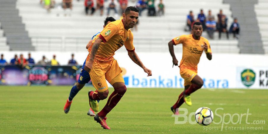 Borneo FC Vs Sriwijaya FC - Tampil dengan Skuat Penuh, Laskar Wong Kito Sukses Curi Satu Poin