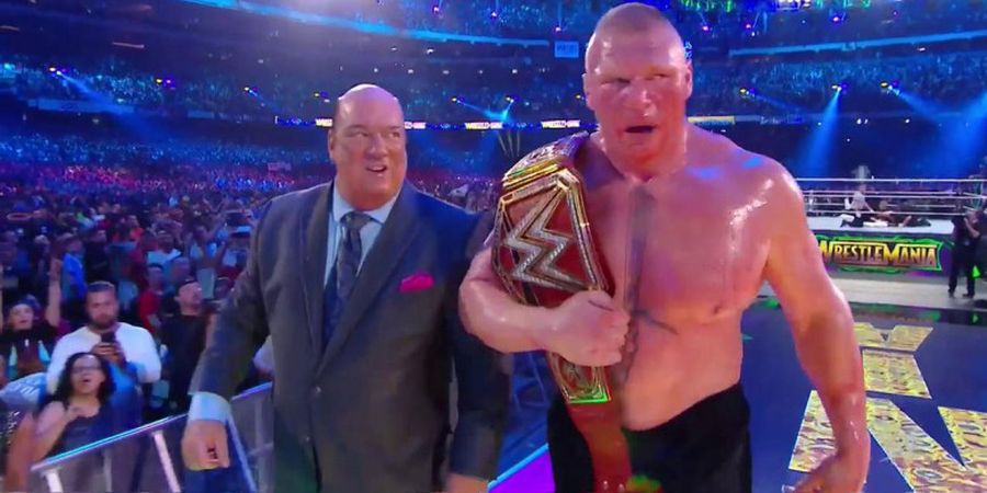 Rekap Hasil WrestleMania 34 - Debut Mulus Ronda Rousey hingga Aksi Brutal Brock Lesnar