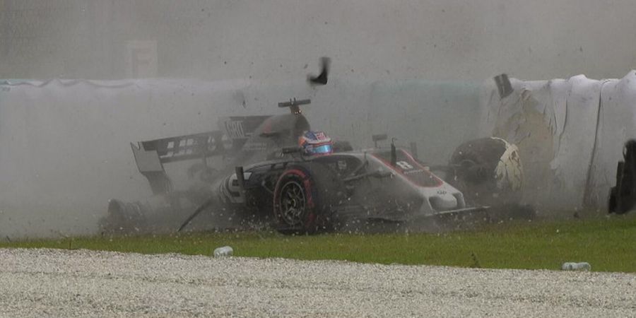 F1 GP Malaysia - Mencengangkan! Kerugian Kecelakaan Tim Haas F1 di Latihan Bebas Bisa Beli 71 Apartemen Meikarta
