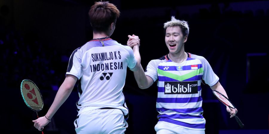 Hasil Fuzhou China Open 2018 - Menang Straight Game, Marcus/Kevin Amankan Tiket Perempat Final