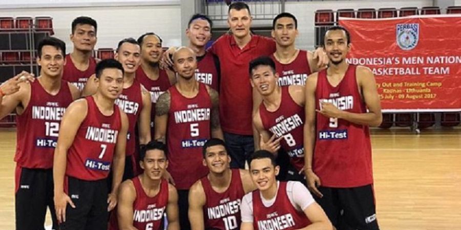 Timnas Bola Basket Putra Menangi Laga Uji Coba di Lithuania