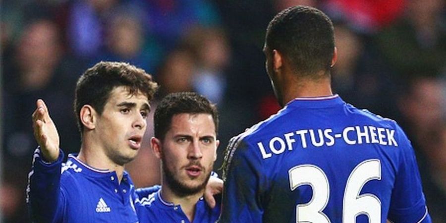 Borong Tiga Gol, Oscar Antar Chelsea Lolos dengan Perkasa