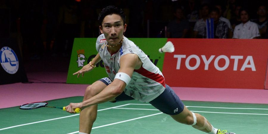 Kalahkan Kidambi Srikanth, Kento Momota Jadi Spesialisasi Penyingkir Unggulan Malaysia Open 2018 