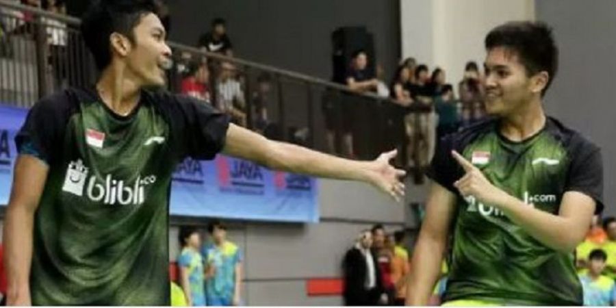 5 Ganda Putra Indonesia Melenggang ke Babak Kedua Asia Junior Championship 2017 Kategori Perorangan