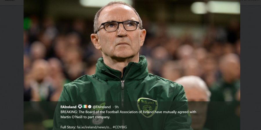 Martin O'Neill dan Roy Keane Tanggalkan Jabatan Pelatih Timnas Republik Irlandia